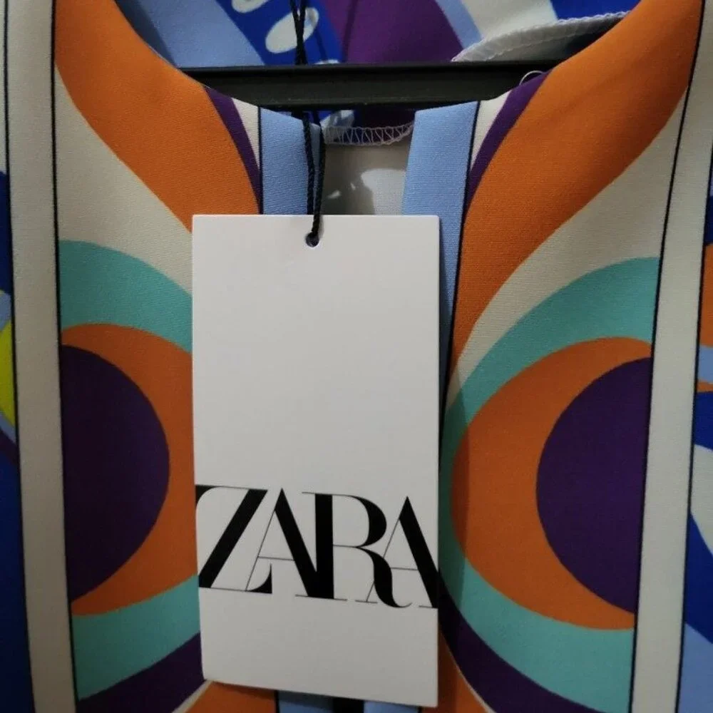 Zara Pucci Inspired Geometric Dress